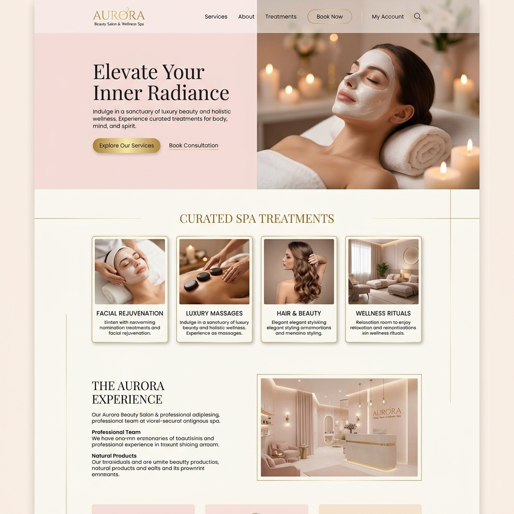 Beauty Salon Website Design